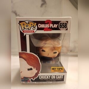 Hot Topic Exclusive Chucky On Cart. Chucky 2 Funko Pop